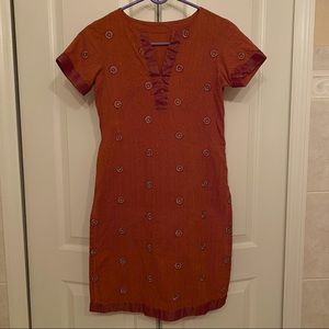 Burnt Orange Indian Salwar Kameez / Punjabi Dress